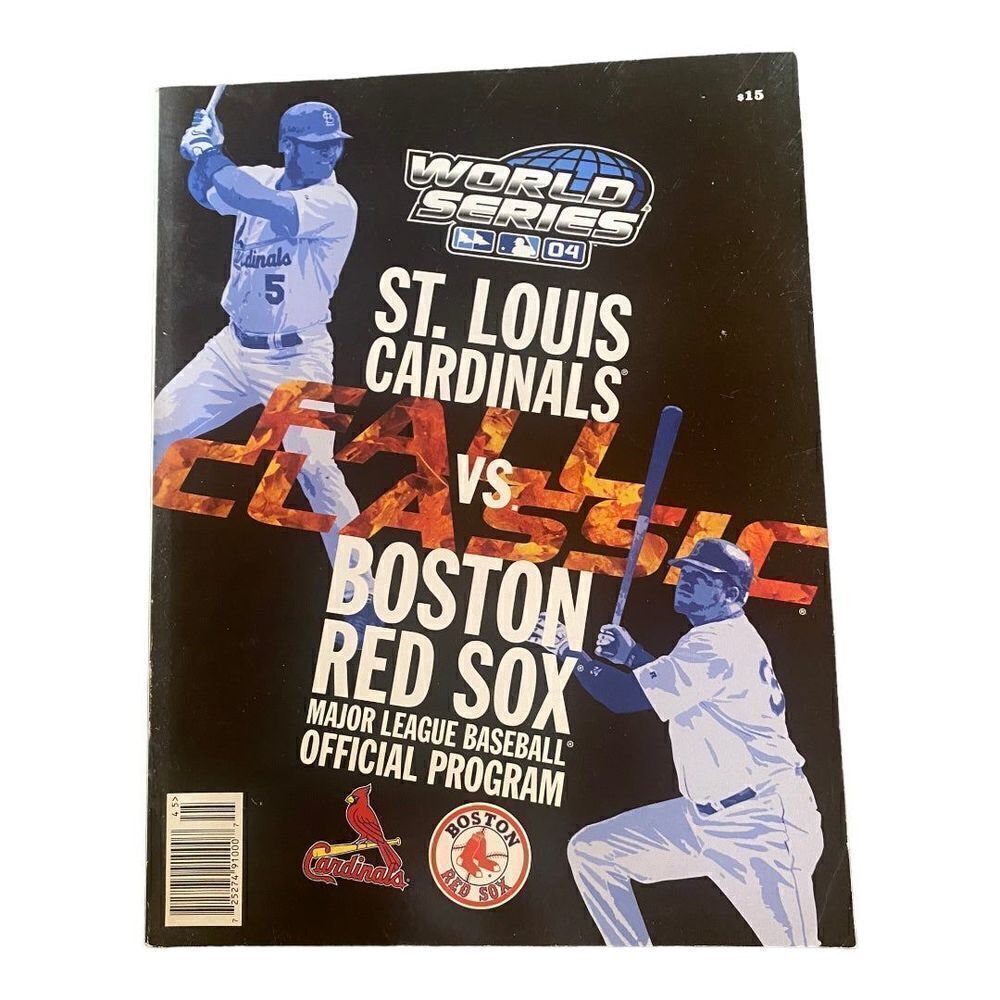 World Series 04 Major League Baseball Official Program